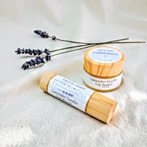 Choice of Lavender and Vanlilla Lip Butter in a jar or tube