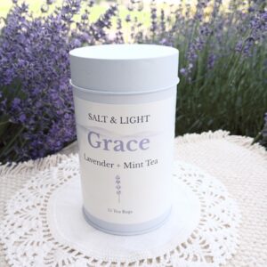 Grace Lavender & Mint Tea – 15-Count Tin | Abide Collection
